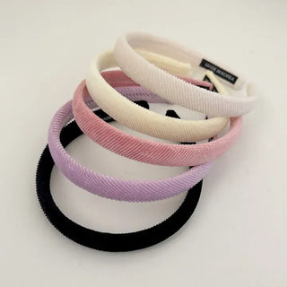 Slim Pastel Corduroy Headband