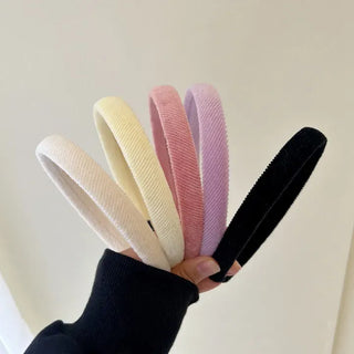 Slim Pastel Corduroy Headband