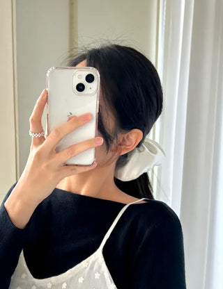 Premium) Large Size Satin Scrunchie Hair Tie
