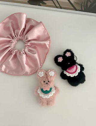 Premium) Large Size Satin Scrunchie Hair Tie