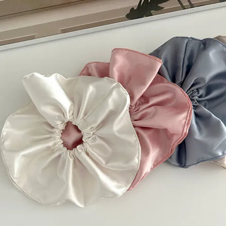 Premium) Large Size Satin Scrunchie Hair Tie