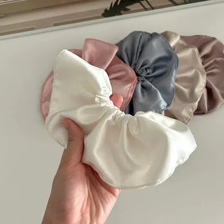 Premium) Large Size Satin Scrunchie Hair Tie