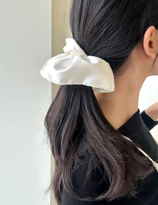 Premium) Large Size Satin Scrunchie Hair Tie