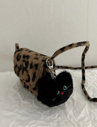 Cat Bear Face Keyring