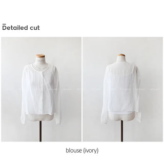 [SET] Blouse + Sleeveless Set