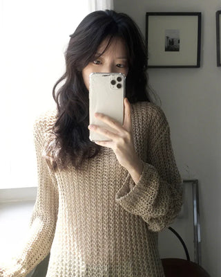 Summer Natural Net Knit