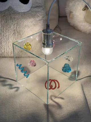 Modern Square Glass Pendant Light