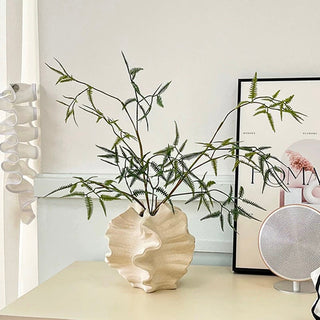 Minimalist Coral Ceramic Vase