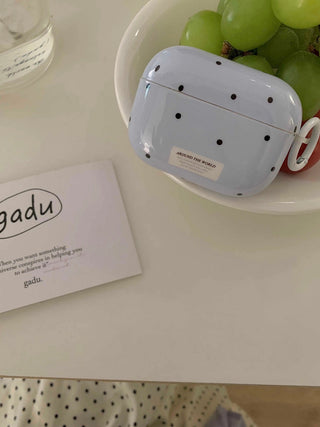 Blue Dots AirPods Case