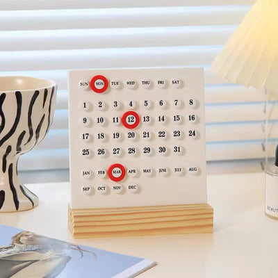 Acrylic Tabletop Calendar