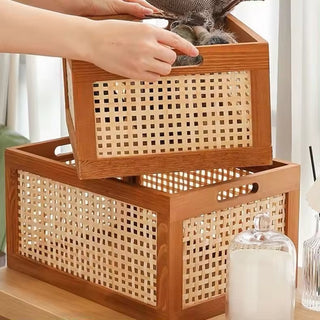 Retro Wood Storage Box