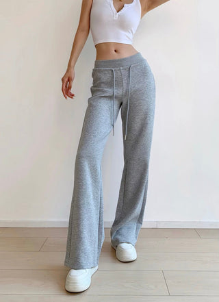 Low-waist drawstring sports trousers