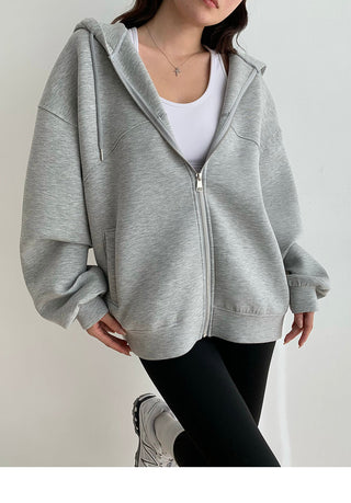 Oversized zip up sweater