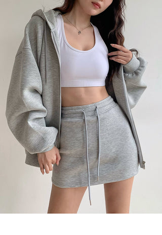 Oversized zip up sweater