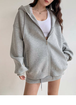 Oversized zip up sweater