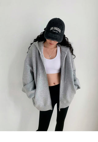 Oversized zip up sweater