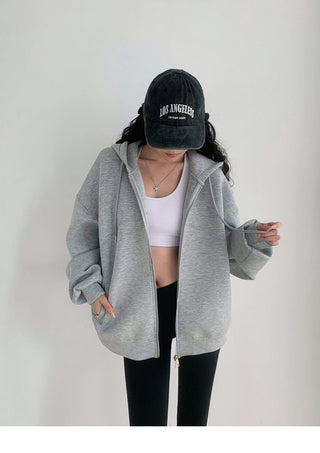 Oversized zip up sweater