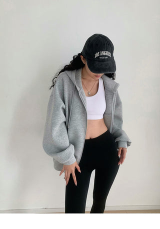 Oversized zip up sweater