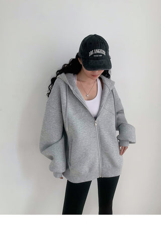 Oversized zip up sweater