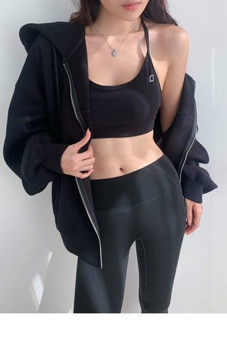 Oversized zip up sweater