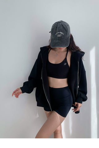 Oversized zip up sweater