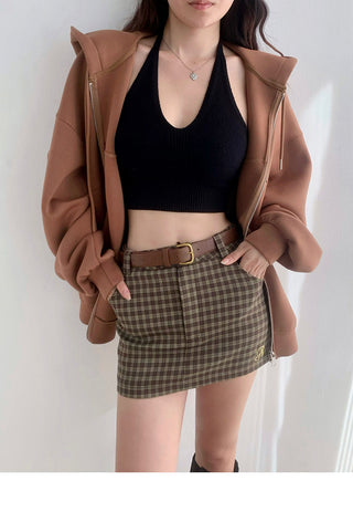 Oversized zip up sweater