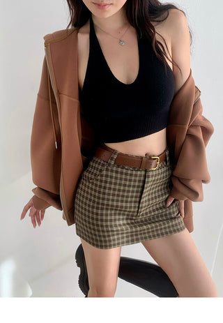 Oversized zip up sweater