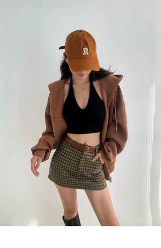 Oversized zip up sweater