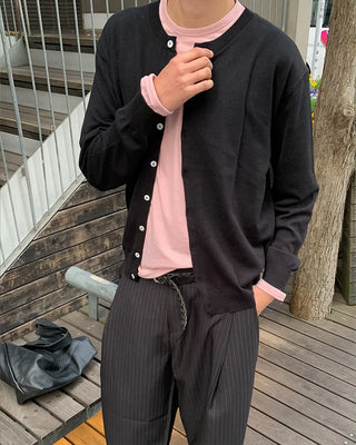 Basic Round Cardigan
