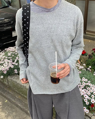 (Unisex) Sheer Round Knit