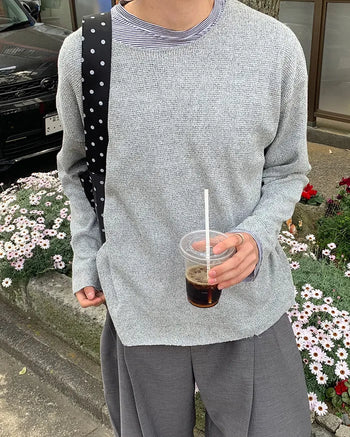 (Unisex) Sheer Round Knit
