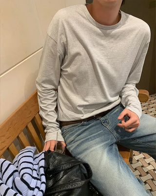 Striped Arm Warmer Long-Sleeve T-Shirt
