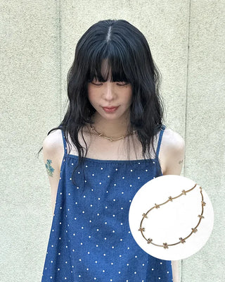 Wave Line Necklace