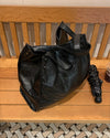 Black pouch set shoulder bag