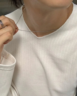 Snake Line Necklace