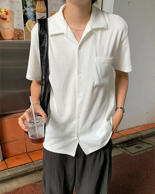 Simple short-sleeved colored shirt