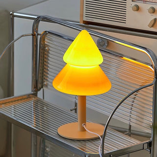 Christmas Tree Glass Table Lamp