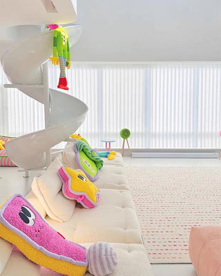 Cream Pastel Confetti Area Rug