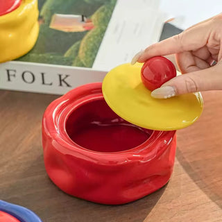 Colorful Funky Ceramic Ashtray