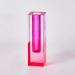 Modern Rainbow Acrylic Bud Vase