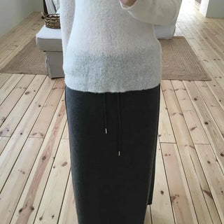 Straight H-Line Daily Casual Long Skirt