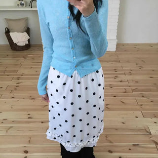 Slim Fit Plain Button-Down Long Sleeve Cardigan
