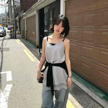 Sleeveless Plain Strap Mini Dress
