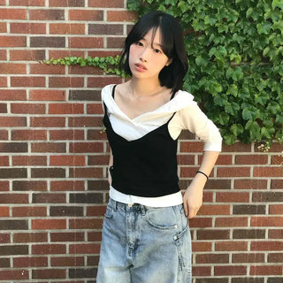 Lumo Loose Fit Washed Wide Casual Long Pants