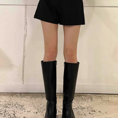 Basic Plain Skirt Pants Basic Shorts