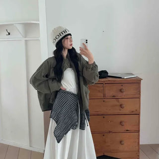 Soft Feminine Cotton Plain Long Dress