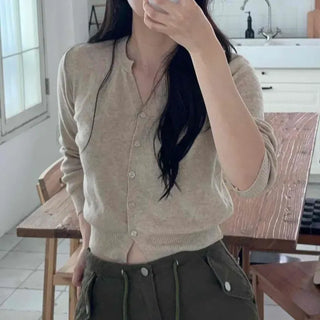 Soft Knit Basic Spring/Autumn Cardigan