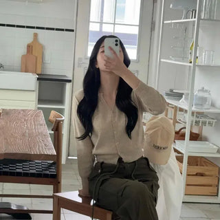 Soft Knit Basic Spring/Autumn Cardigan