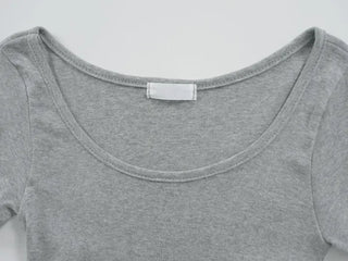 OL Basic U-Neck Long Sleeve T-Shirt