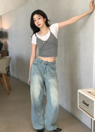 Lepi Delicate Fit Simple Short Sleeve T-shirt
